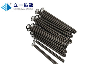 Dryer finned heat pipes